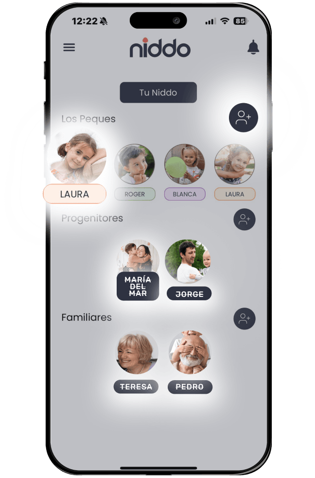 Pantalla de Mi Niddo en la app Niddo